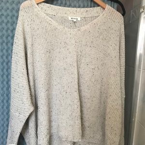 Oatmeal knit top
